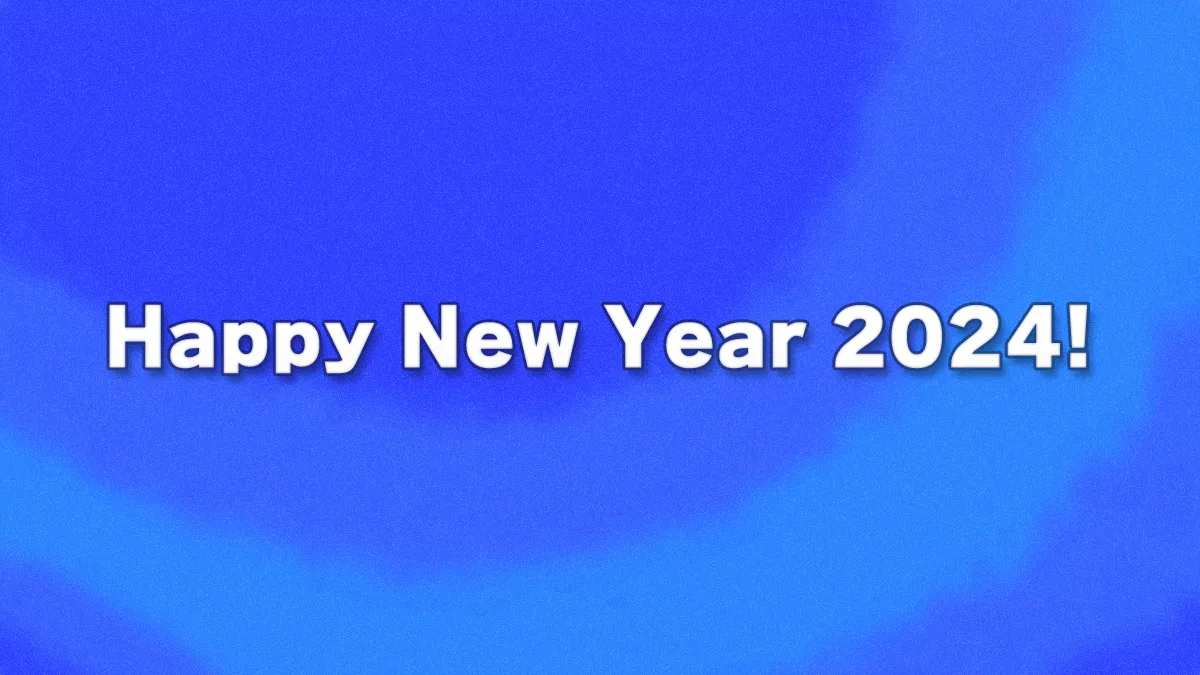 Happy New Year 2024!